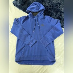 Blue Adidas Sweatshirt Hoodie
